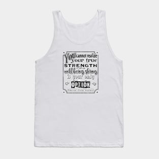 Parkinson's Awareness/Strength distressed Tank Top